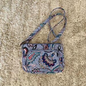 Vera Bradley Blue Paisley Crossbody Bag